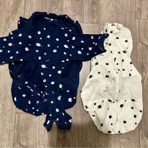 Two Happiest Baby 5 second swaddle Sleepea swaddles size small